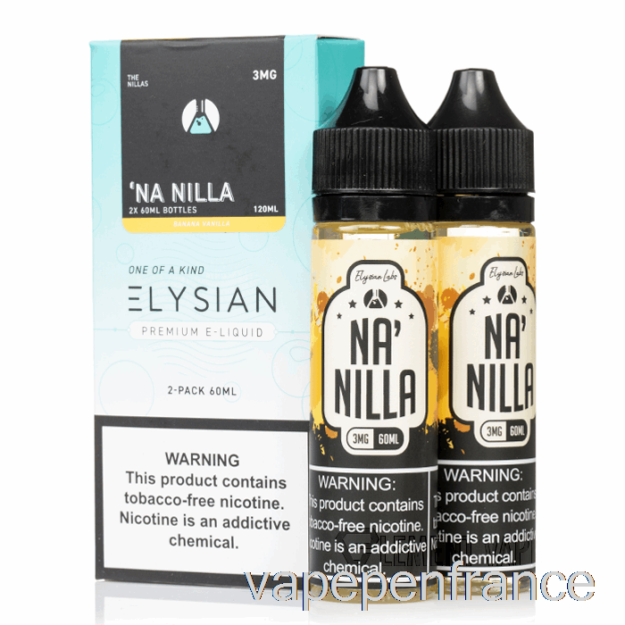 Na'nilla - Laboratoires Elysian - Stylo Vape 120 Ml 3 Mg